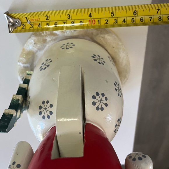 Vintage Snowman Nutcracker by Nanette Hilton 2001 Caroling Silent Night EC - Picture 8 of 11